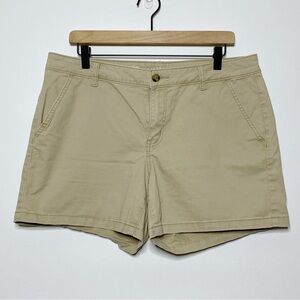 ANA Khaki Mid Rise Twill Short - Size 12